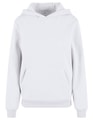 Dames Hoodie Build Your Brand Fluffy BY289 Wit